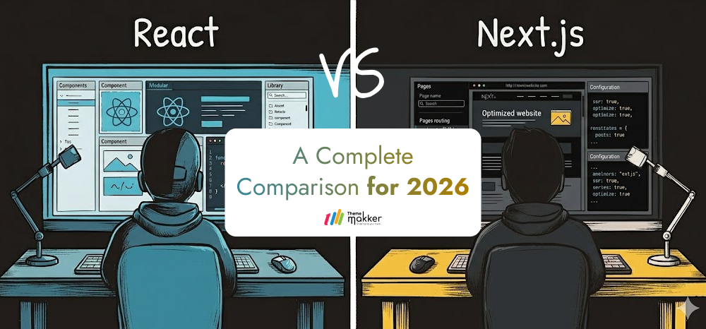 React vs Next.js: A Complete Comparison for 2026